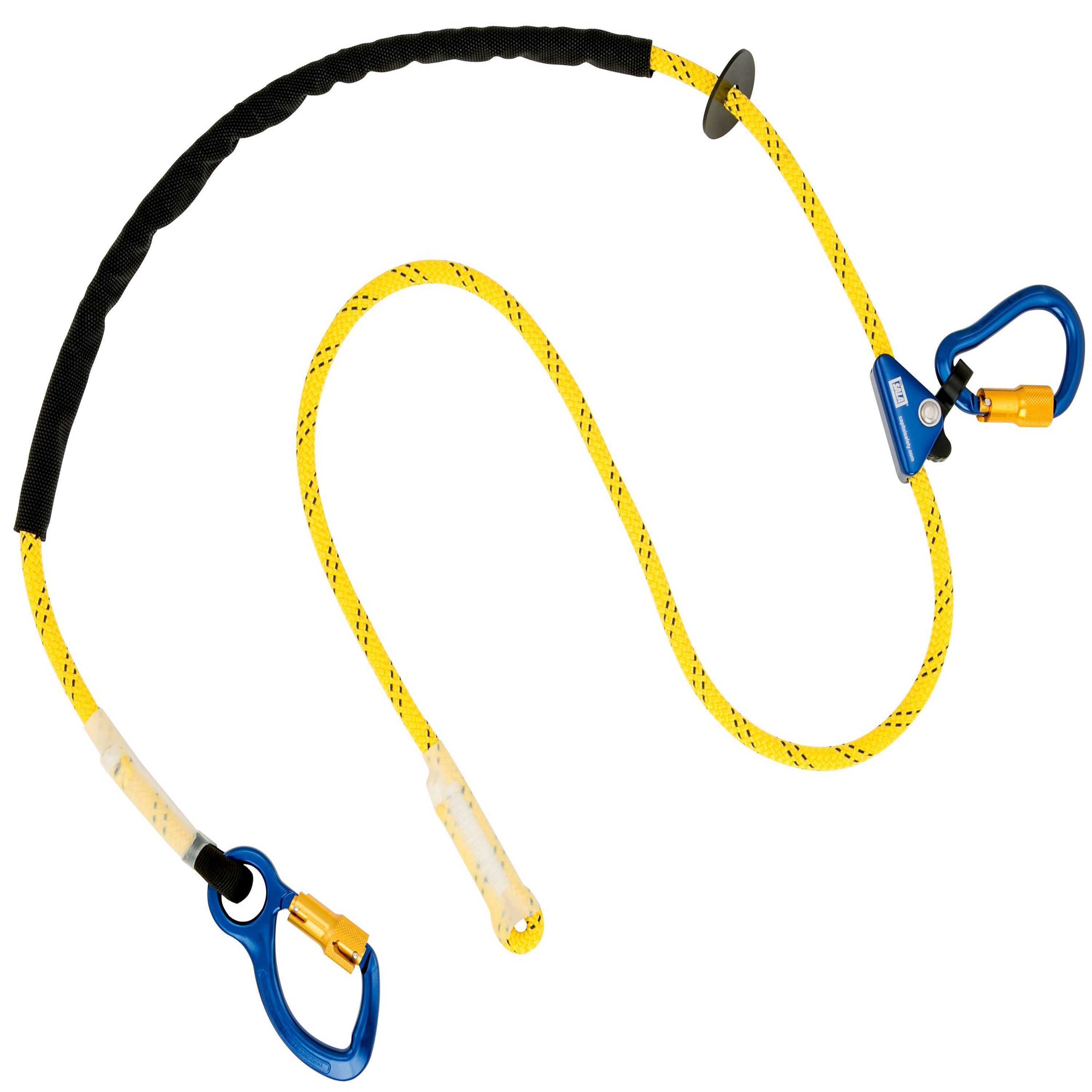 product 3M DBI-SALA Fall Protection 1231255 D-Ring Extension Lanyard Web, Kevlar, 18 in Length