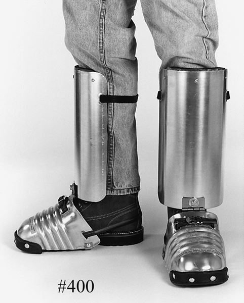 product Ellwood Safety 324 324 Series Padded Shin-Instep Guard With Sponge Rubber, 12 in Length, Men's, Polyethylene Plastic, Black