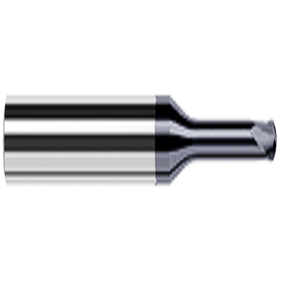 product Harvey Tool 30302-C3 Engraving Cutter, Tipped Off, 1/8 in Shank Dia X 1-1/2 in OAL, 90 deg Angle, Single End, Solid Carbide, AlTiN Finish