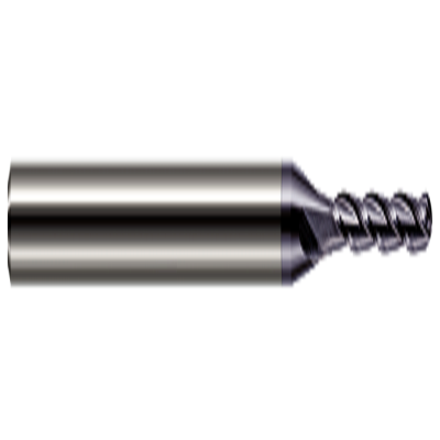 product Harvey Tool 32112-C6 Finisher Ball End Mill, Center Cutting Imperial, 3/16 in Cutter Dia X 1/4 in Shank Dia X 0.15 in Max Depth of Cut X 4 in OAL, 2 Flutes, Solid Carbide, AlTiN Nano Finish