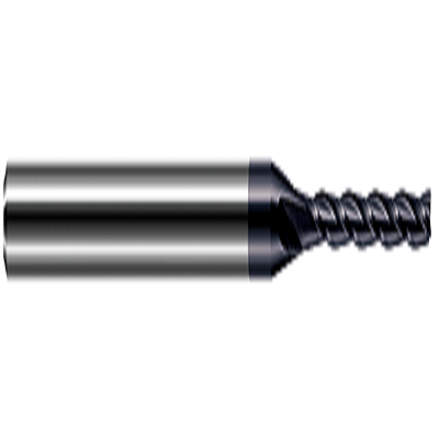 product Harvey Tool 32262-C3 Miniature Ball End Mill, Center Cutting Imperial, 1/16 in Cutter Dia X 1/8 in Shank Dia X 5/16 in Max Depth of Cut X 2-1/2 in OAL, 3 Flutes, Solid Carbide, AlTiN Finish