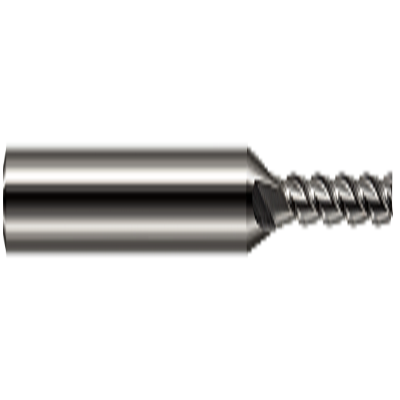 product Harvey Tool 33620-C3 Miniature Square End Mill, Center Cutting Imperial, 0.022 in Cutter Dia X 1/8 in Shank Dia X 0.16 in Max Depth of Cut X 2-1/2 in OAL, 3 Flutes, Solid Carbide, AlTiN Finish