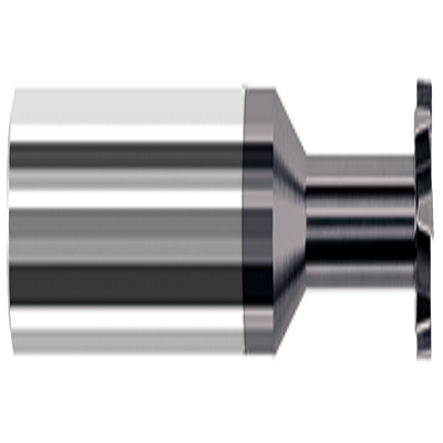 product Harvey Tool 19205-C3 Imperial Pointed Double Angle Cutter, 90 deg, 3/8 in Dia Cutter, 1/8 in W Cutting, Solid Carbide