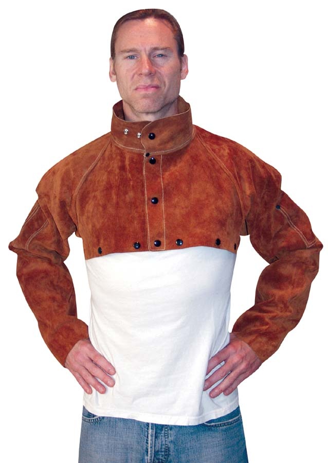 product Steiner® Weldlite™ 10326 Bib Apron, 40 in L x 24 in W, Cotton, Green, Shoulder and Waist Strap Closure, Over Lock Seam