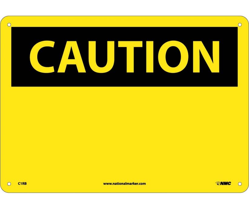 product Accuform® FBC754 Traffic Cone Top Warning Sign, 10 in H x 14 in W, Plastic