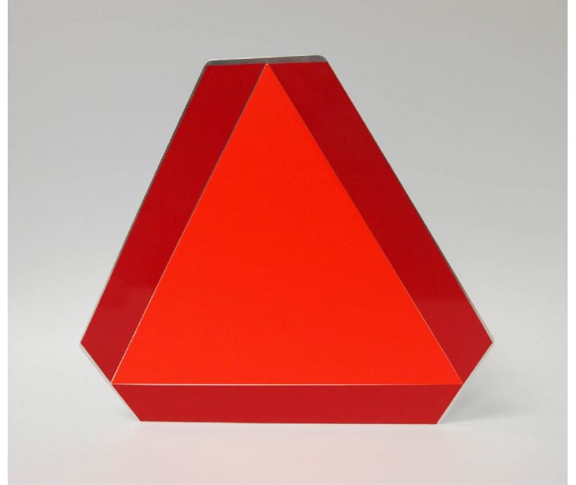 product Accuform® FBC720 Traffic Cone Top Warning Sign, Text, Plastic, 10 in H x 14 in W