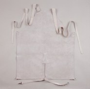 product Ansell 56-400-35X45 Lightweight Bib Apron, Neoprene, 45 in L x 35 in W, Tie Closure, Resists: Chemical
