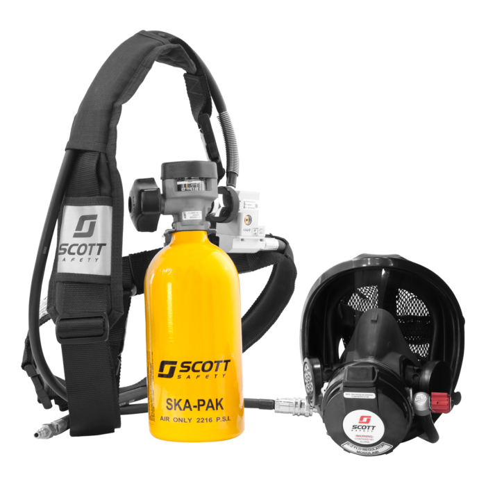product Scott Safety IND112AA3100111 Industrial SCBA, 30 min Duration, 2216 psi, Nylon/Polymer Buckle, Aluminum Cylinder