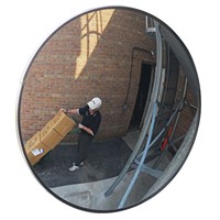 product Se-Kure SCVI36T 36 in Indoor Convex Mirror, Acrylic Lens, Hardboard Backing