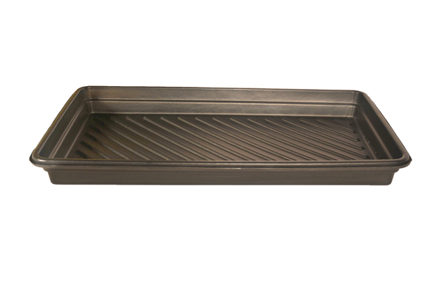 product Justrite® 10177 Spill Tray, 24 ga Coated Steel, Red, 1 qt Spill