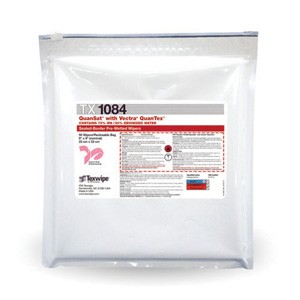 product Texwipe&reg; TX1080 Vectra® QuanTex™ Cleanroom Wipe, Dry, 9 X 9 in, Polyester