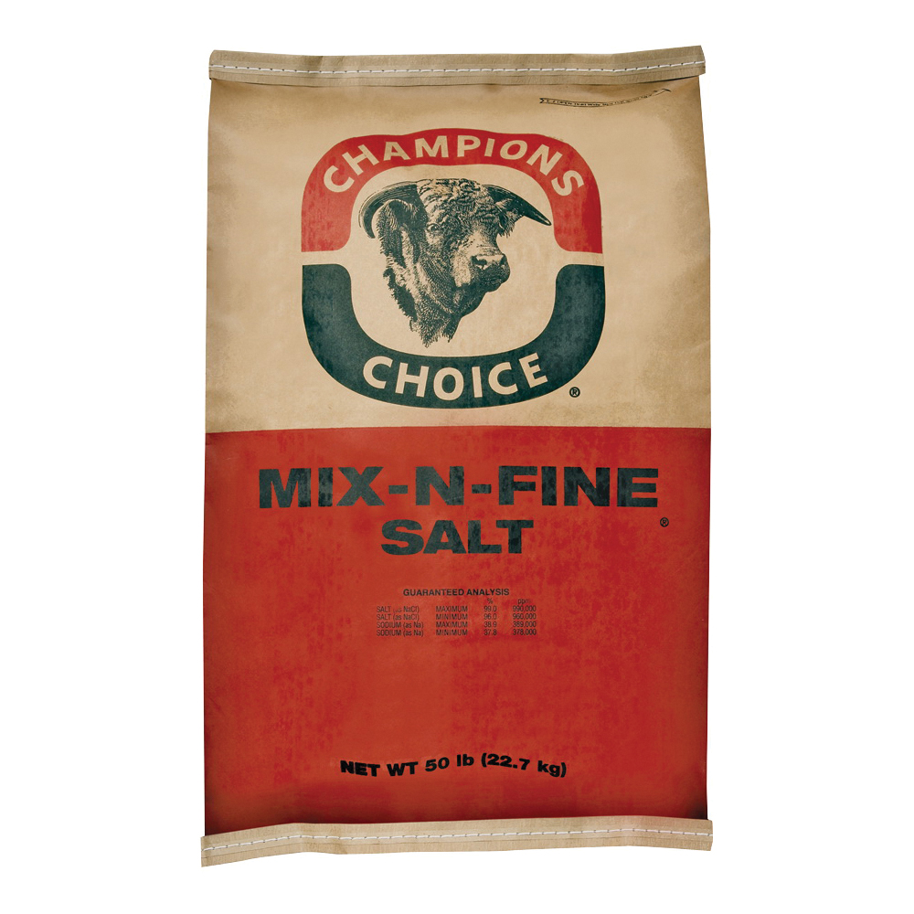 Champion's Choice 100012682 Livestock Salt, 50 lb Bag