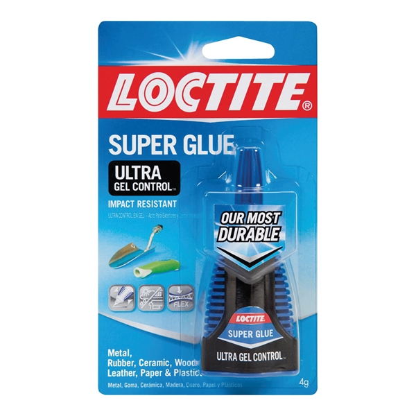 1363589 Ultra Glue Gel, Gel, Irritating, Clear, 4 g Bottle