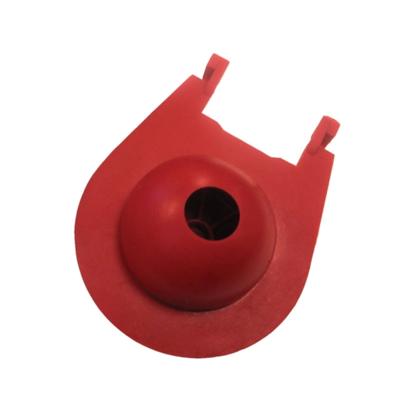 3030BP Toilet Flapper, Specifications: 3 in Valve Open, Rubber, Red