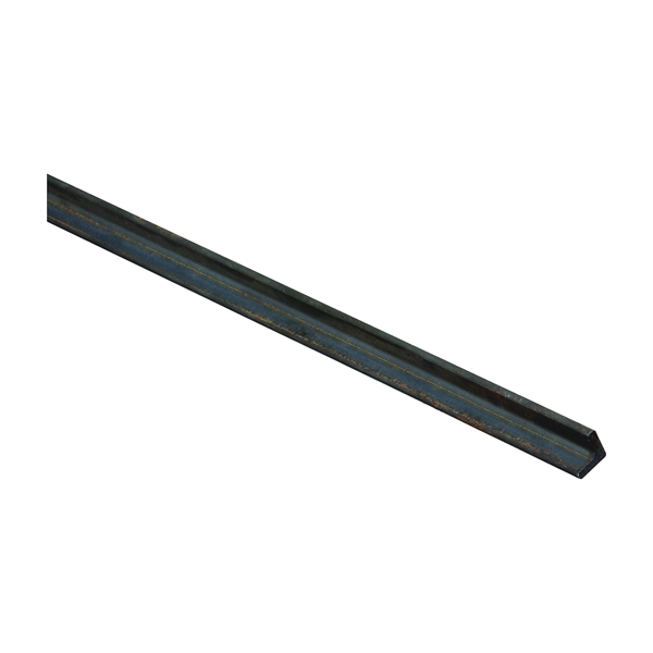 4060BC Series N215-392 Angle Stock, 1/2 in L Leg, 48 in L, 1/8 in Thick, Steel, Mill