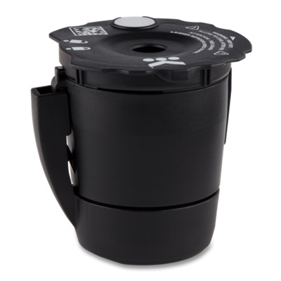 K-Cup 5000194966 Coffee Filter, 0.599 oz Capacity, Plastic, Black