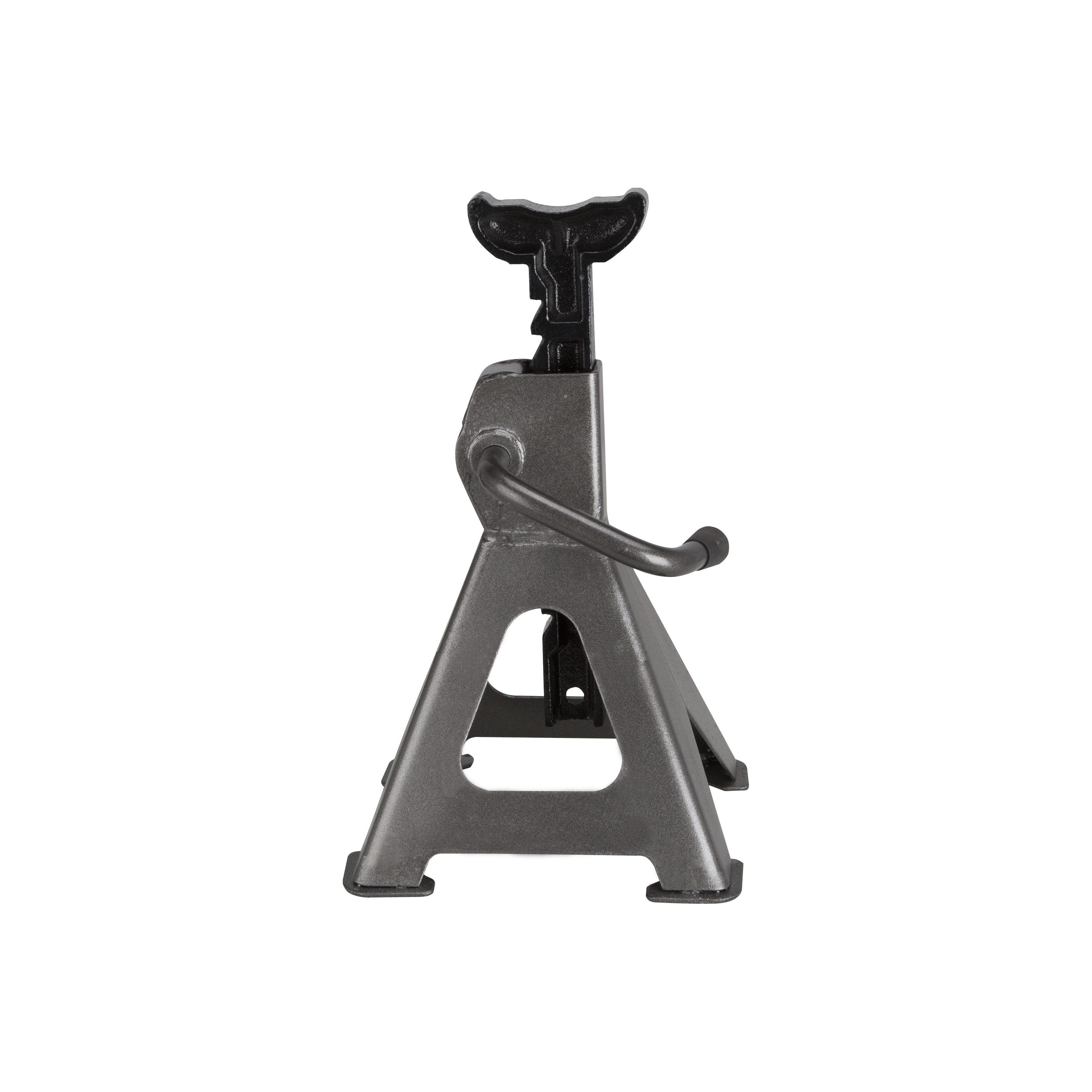 T210101 Jack Stand, 2 ton, 10-17/32 to 16-25/32 in Lift, Steel, Gray