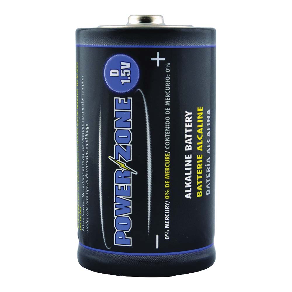 LR20-4P-DB Battery, 1.5 V Battery, D Battery, Alkaline, Manganese Dioxide, Potassium Hydroxide and Zinc
