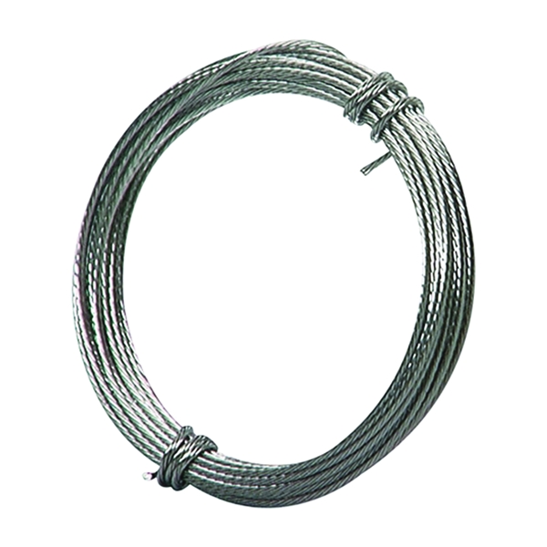 50115 Picture Hanging Wire, 9 ft L, DuraSteel, 75 lb