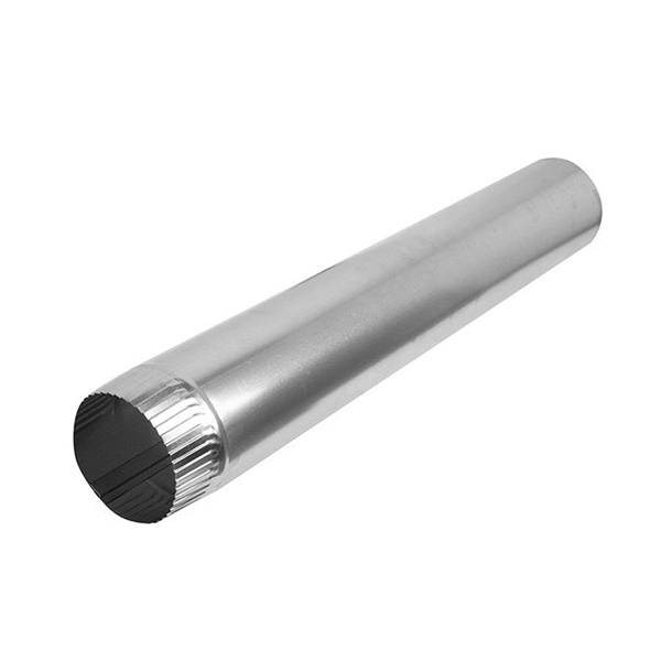 P3E Snap-Lock Pipe, 3 in Dia, 24 in L, 0.012, Aluminum