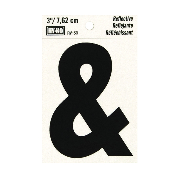 3" BLK RELF & SIGN