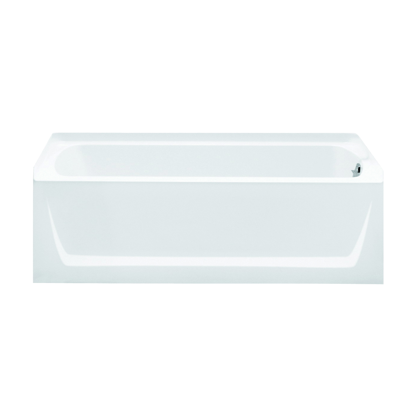 Ensemble 71121120-0 Bathtub, 55 gal Capacity, 60 in L, 32 in W, 20 in H, Alcove Installation, Vikrell, White