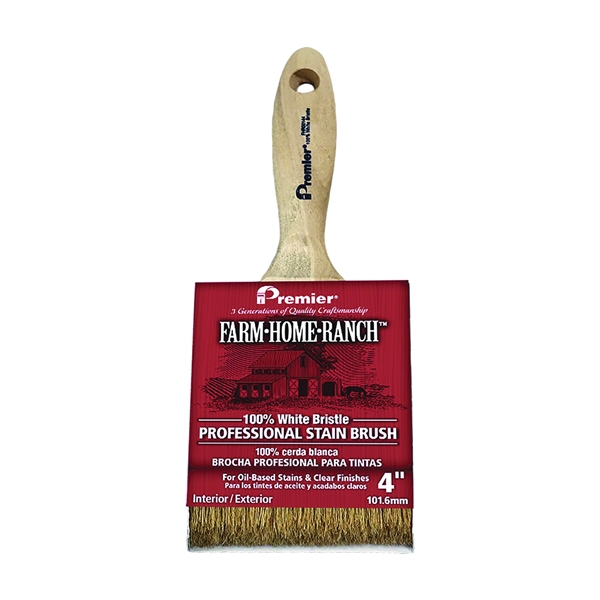 Farm Home Ranch FHR00144 Stain Brush, White China Bristle