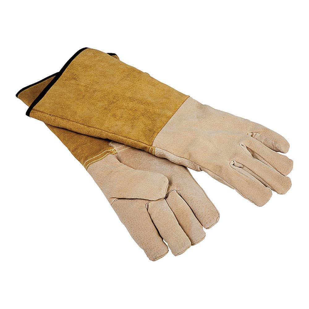 CPA03110MM Hearth Fireplace Gloves, 16 in, Cowhide Leather