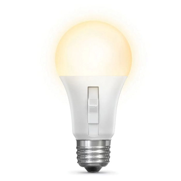 OM60/5CCTCA/MM/LEDI Motion Sensor LED Bulb, A19 Lamp, 60 W Equivalent, E26 Lamp Base, No, Frost