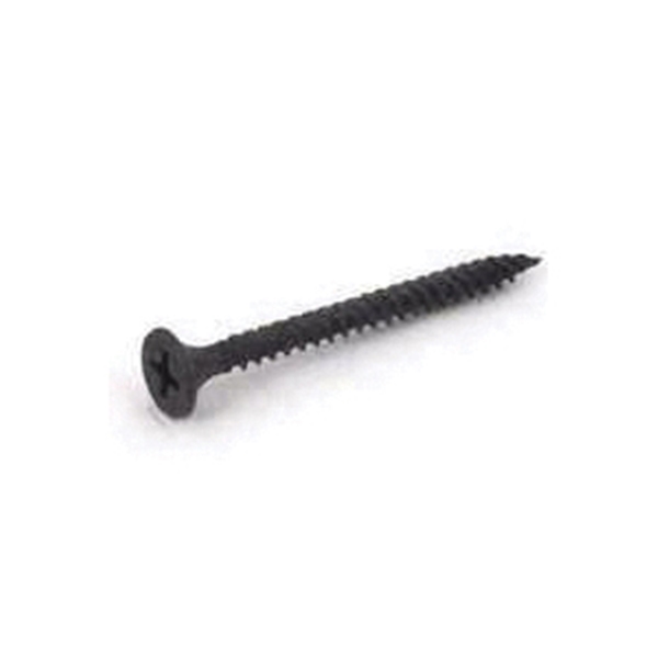 0280058 Screw, #6 Thread, 1 in L, Fine Thread, Bugle Head, Phillips Drive, Sharp Point, Phosphate, 329/BX