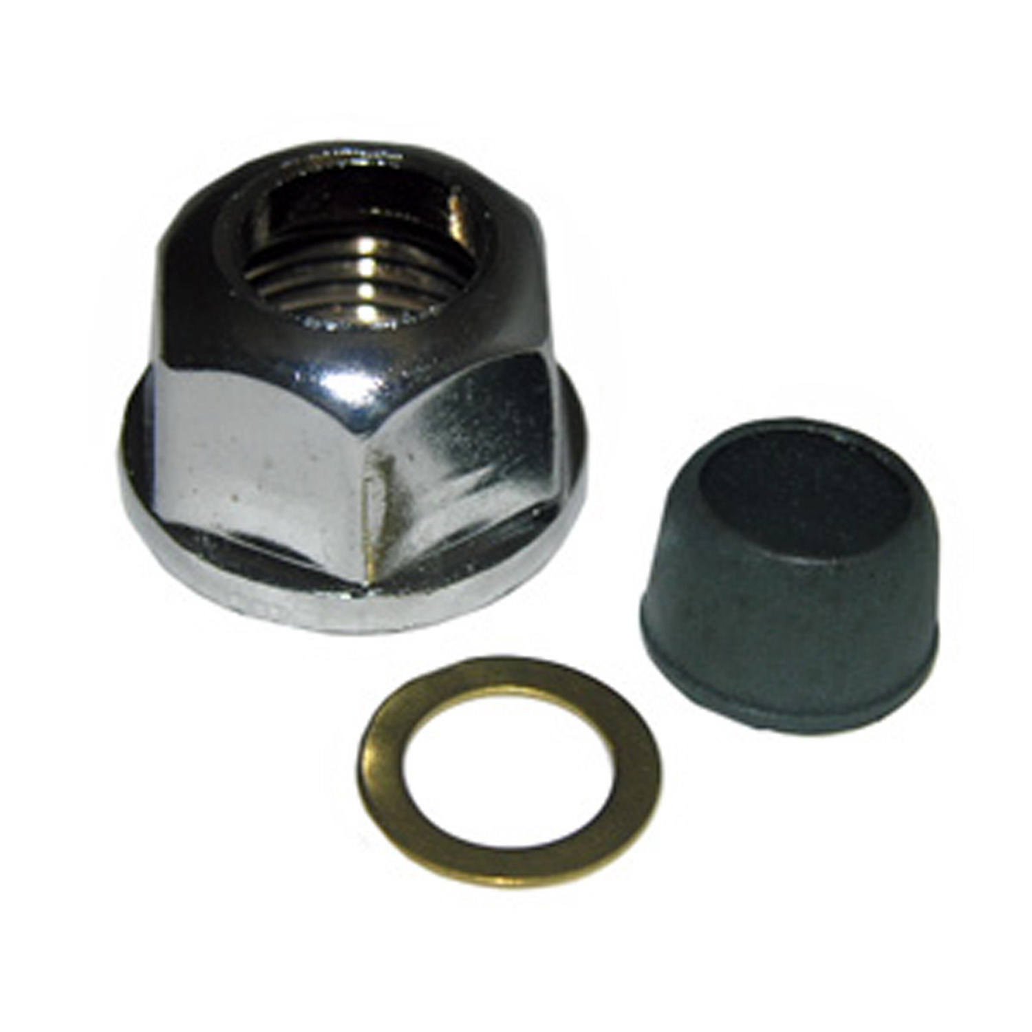 Lasco 03-1807 Series Slip-Joint Nut Kit, Specifications: 1/2 in FPT x 1/2 in Tube Connection, Chrome Plated