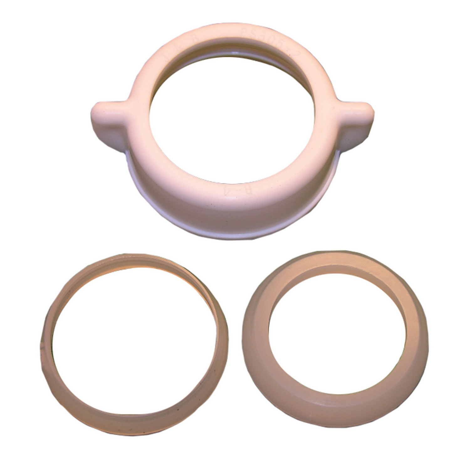 Lasco 03-1845 Slip Joint Nut Kit, 1-1/2 in Dimensions, Specifications: Slip Joint Connection, Plastic, White