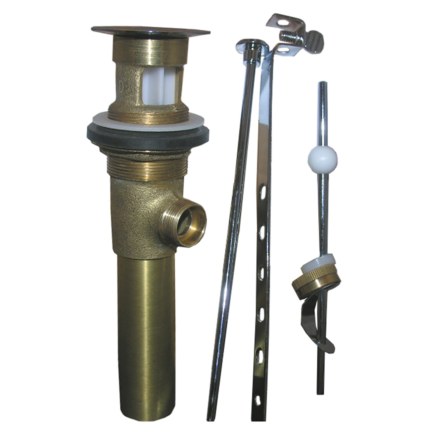 Lasco 03-4625 Pop-Up Drain Assembly, Brass, Polished Brass