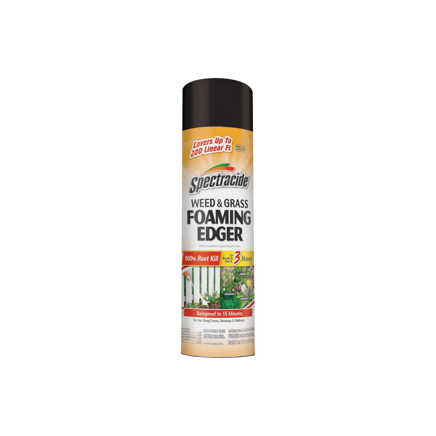 HG-96182 Weed and Grass Foaming Edger, Liquid, Amber, 17 oz Bottle