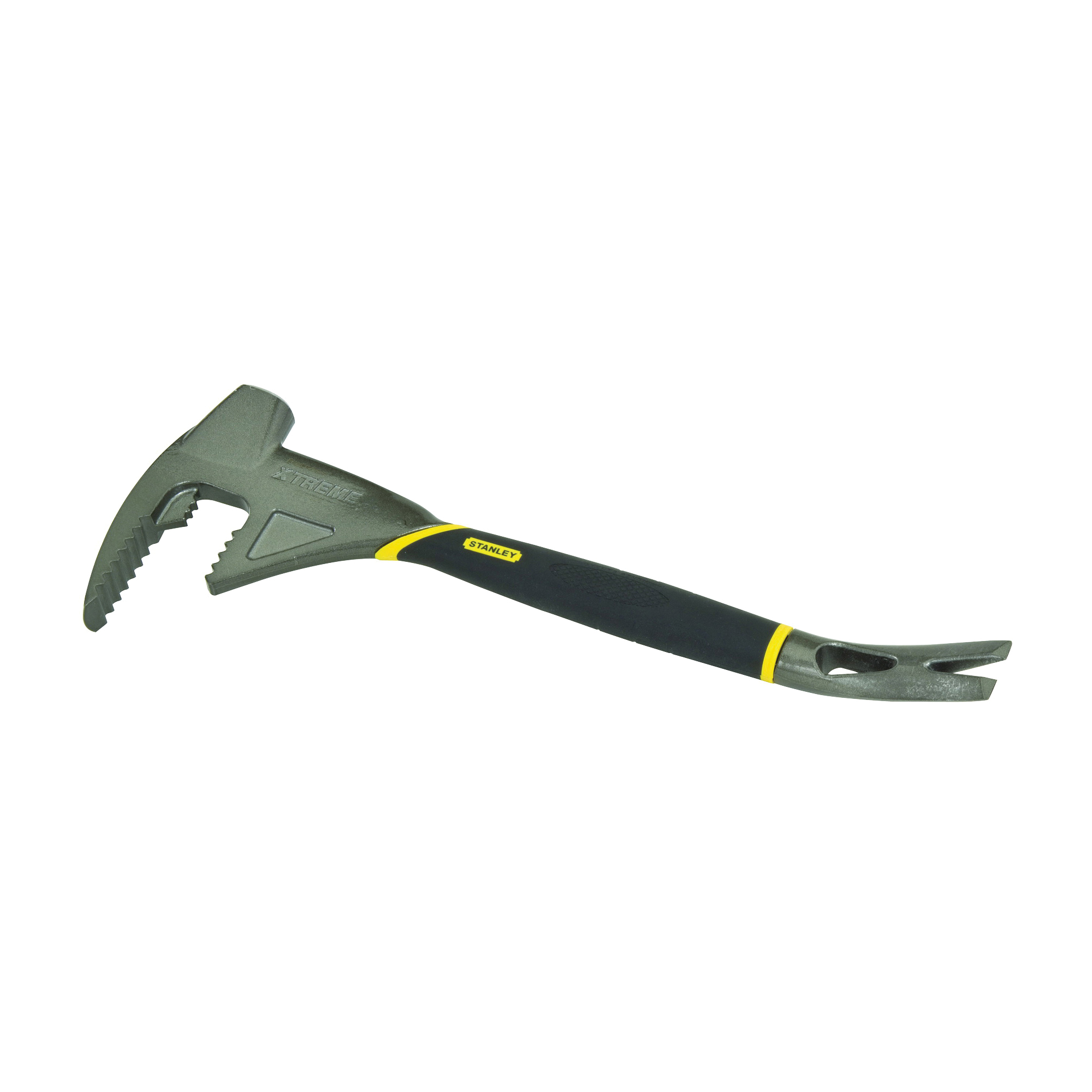 STANLEY 55-099 Utility Bar, 18 in L, Beveled Tip, 1-1/2 in Claw Blade Width Tip, Steel, 1 in Dia, 5 in W - 1