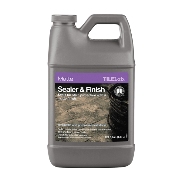 TileLab TLMTSSHG Sealer and Finish, Opaque Liquid, 0.5 gal, Bottle