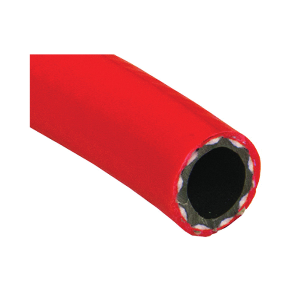T18 T18004003 Air/Water Hose, 1/2 in ID, Red, 50 ft L
