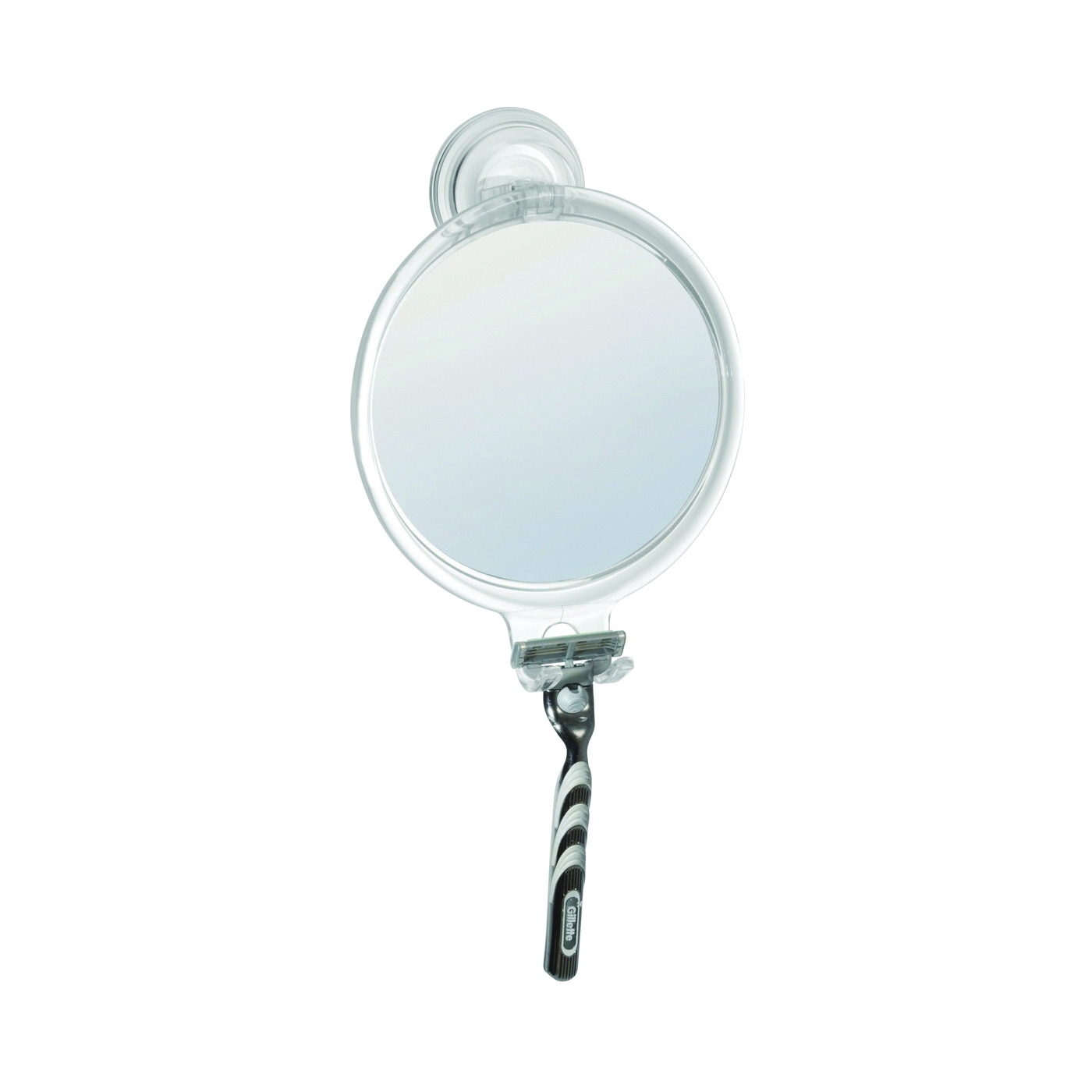 iDESIGN 52120 Fog-Free Mirror, Round, Suction Mounting - 1