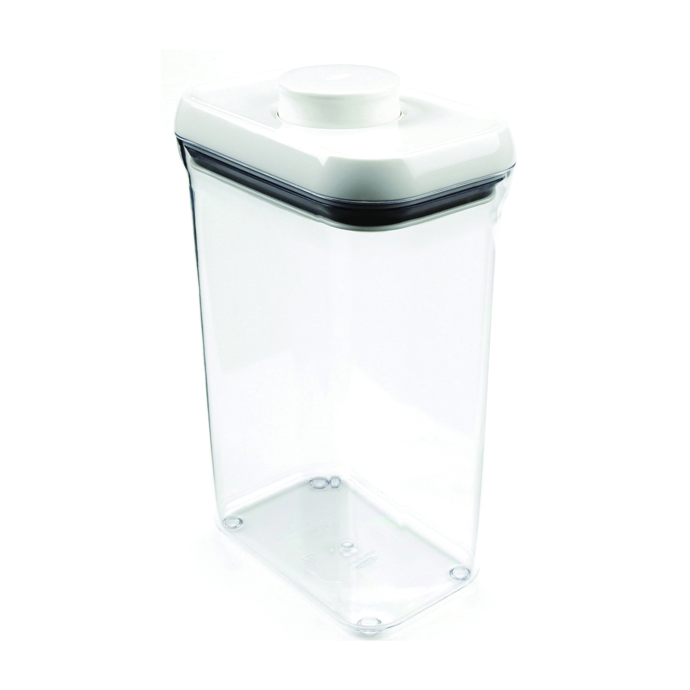 Oxo 1071397V1 Pop Container, 2.5 qt Capacity, Plastic/Silicone, Clear, 4.2 in L, 6.2 in W, 9.3 in H