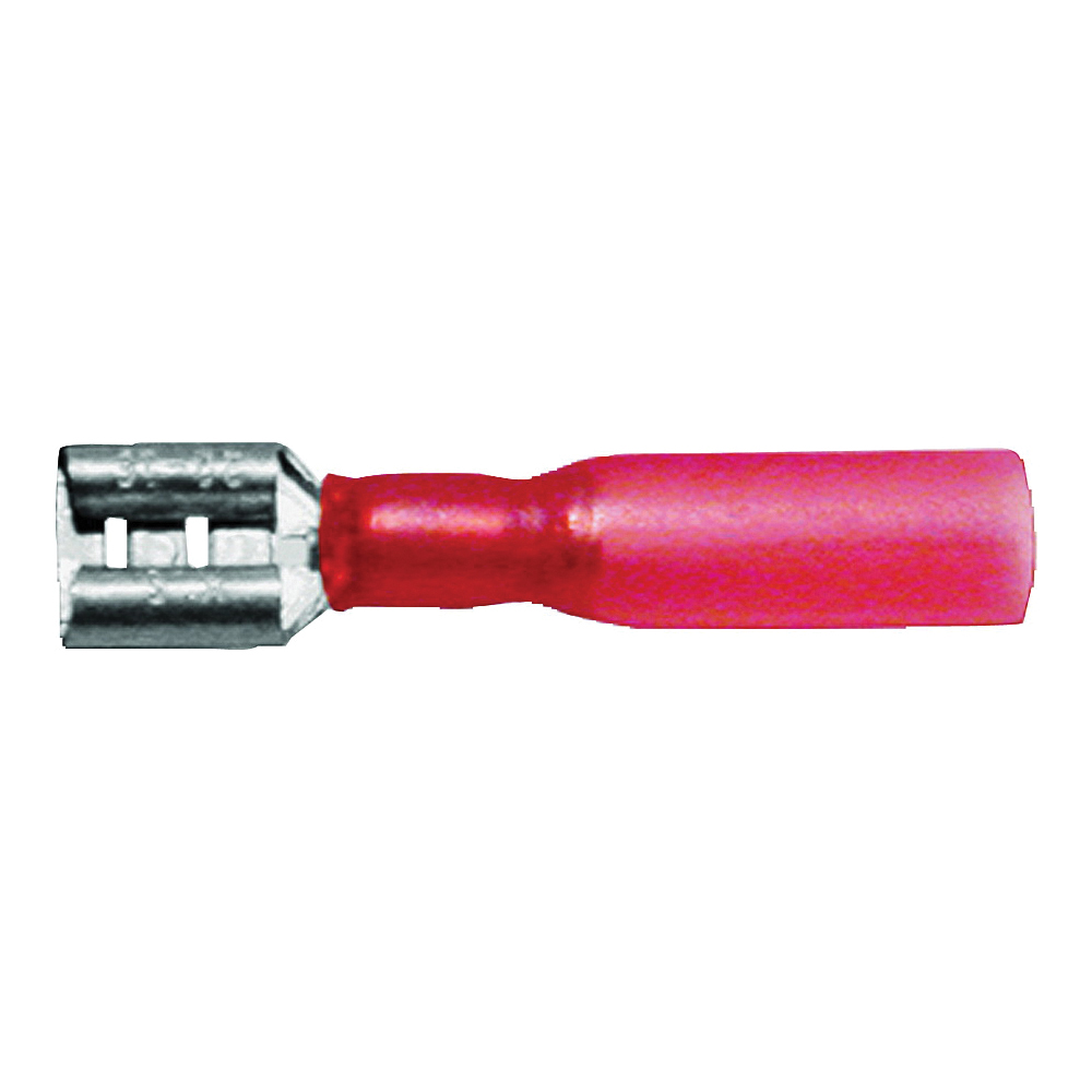 65741 Connector, 22 to 18 AWG Wire, Copper Contact, Red