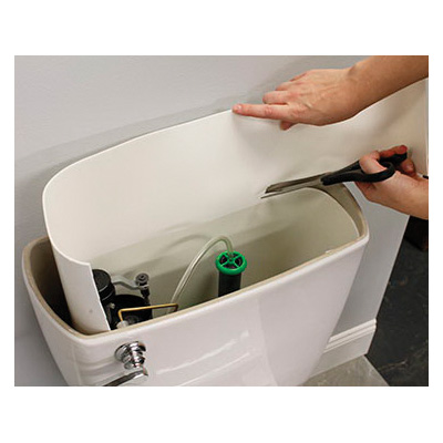 K836-22 Anti-Condensation Liner Kit, Plastic, White, For: Toilet Tank