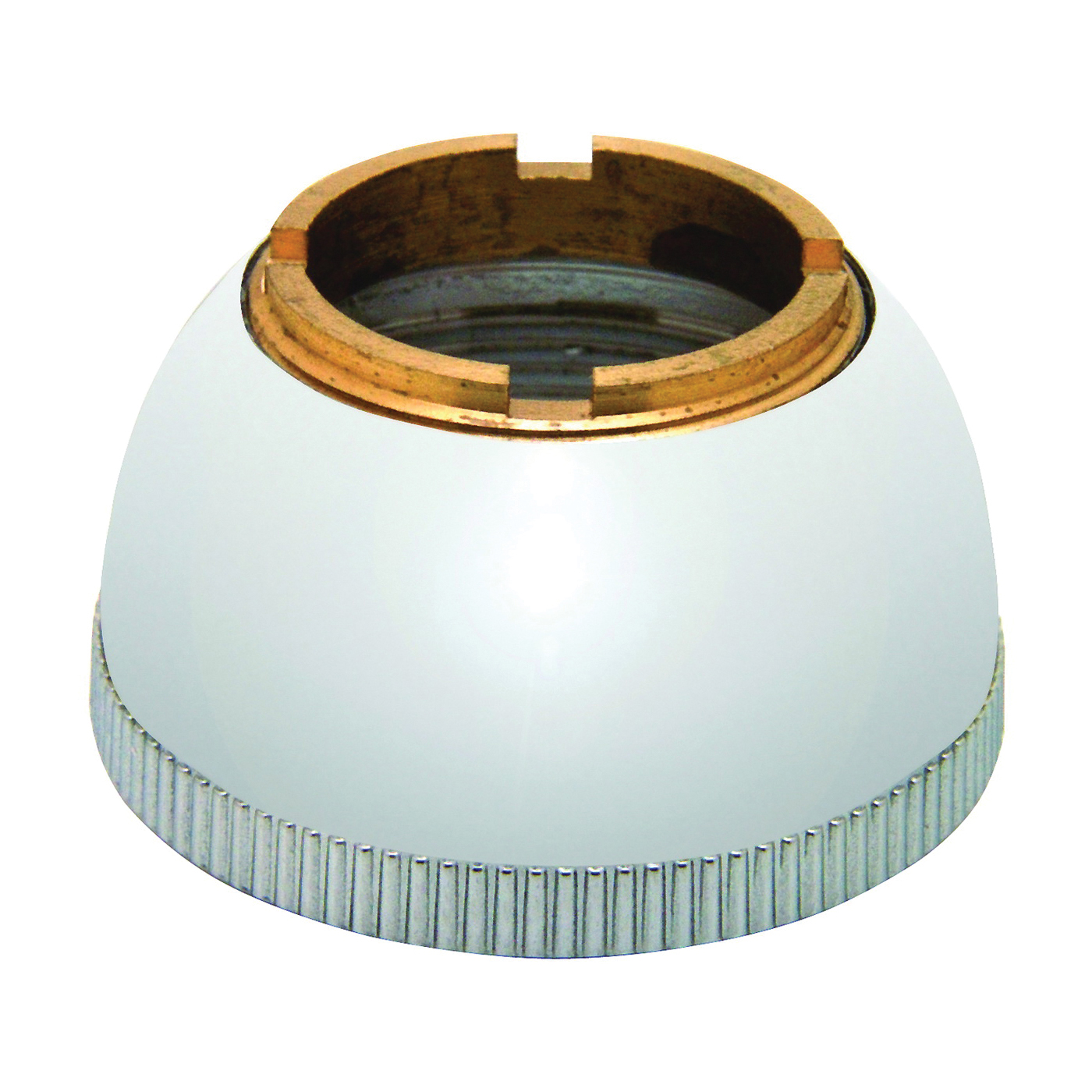 88756 Faucet Cap Assembly, 7/8 in ID, 1-3/4 in OD, Brass, Chrome Plated