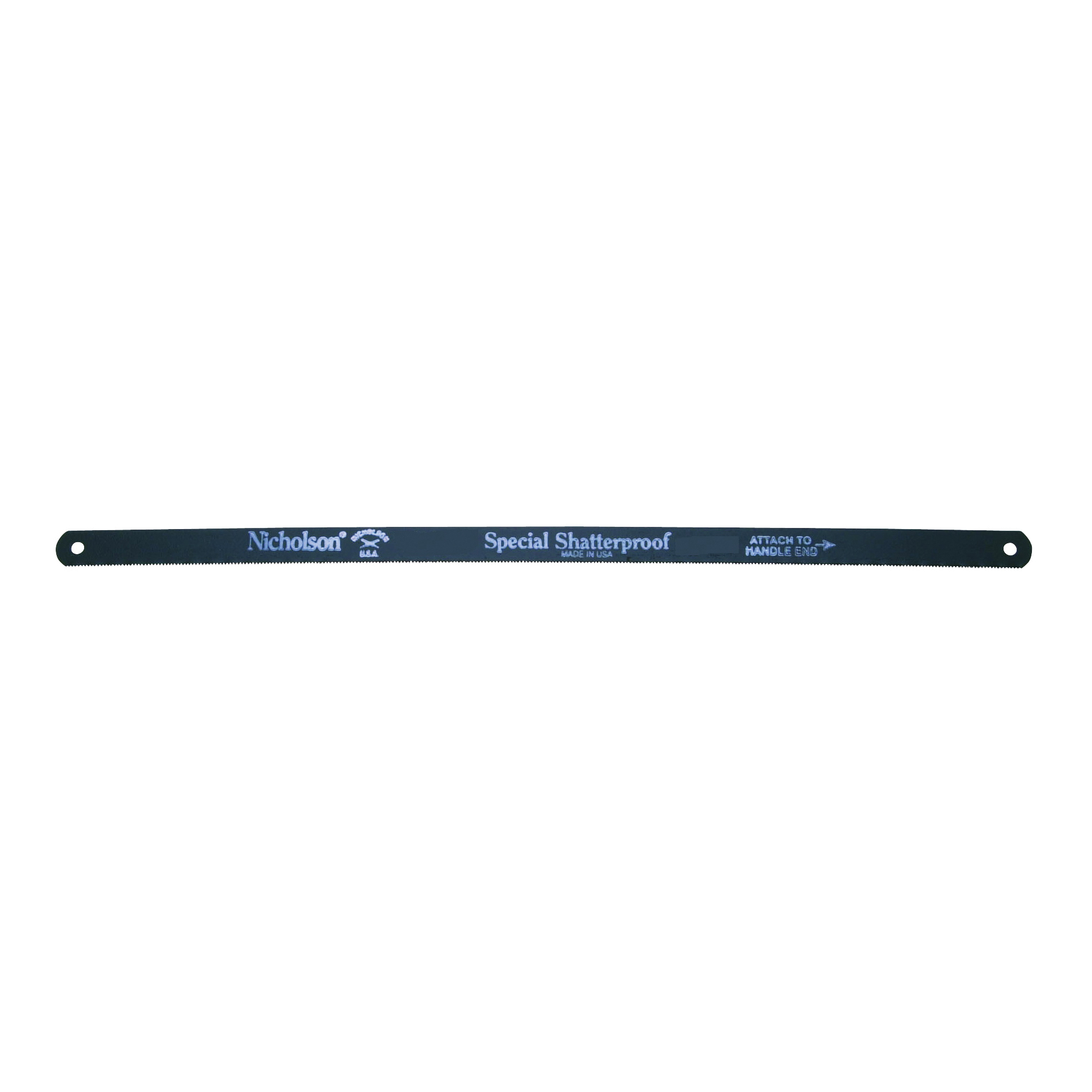 63103 Hacksaw Blade, 1/2 in W, 10 in L, 18 TPI, HCS Cutting Edge