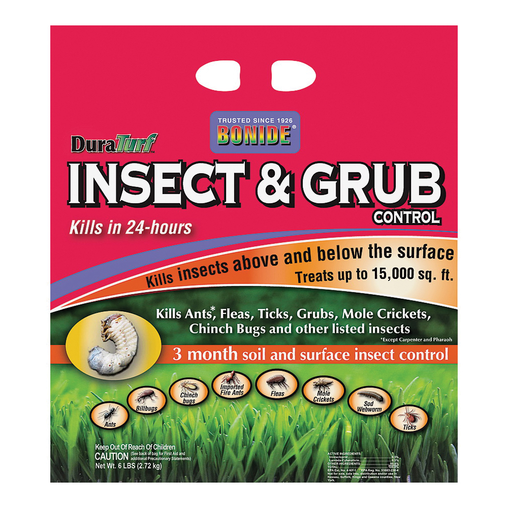60362 Insect and Grub Control, Solid, 6 lb Bag