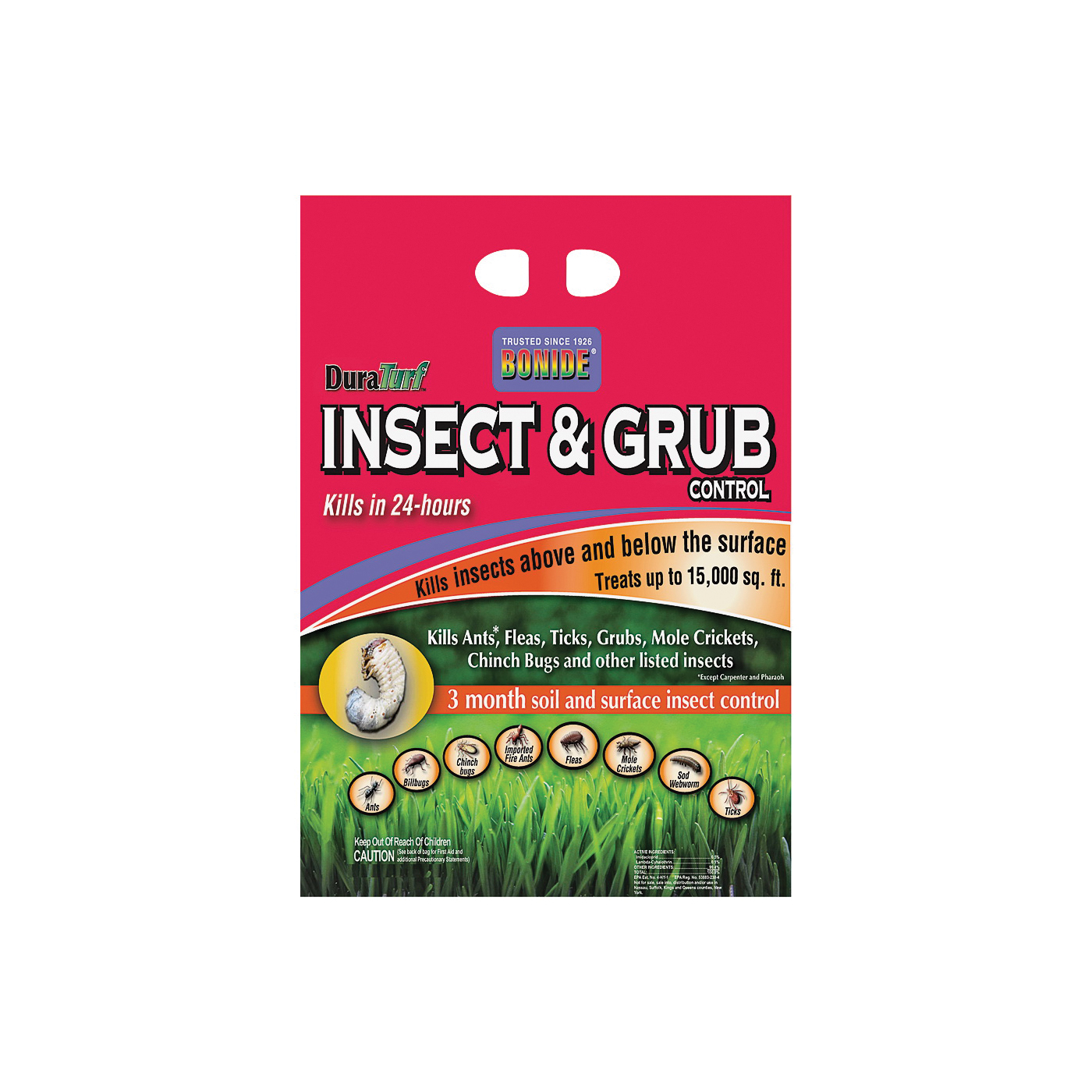 60367 Insect and Grub Control, Solid, 18 lb Bag