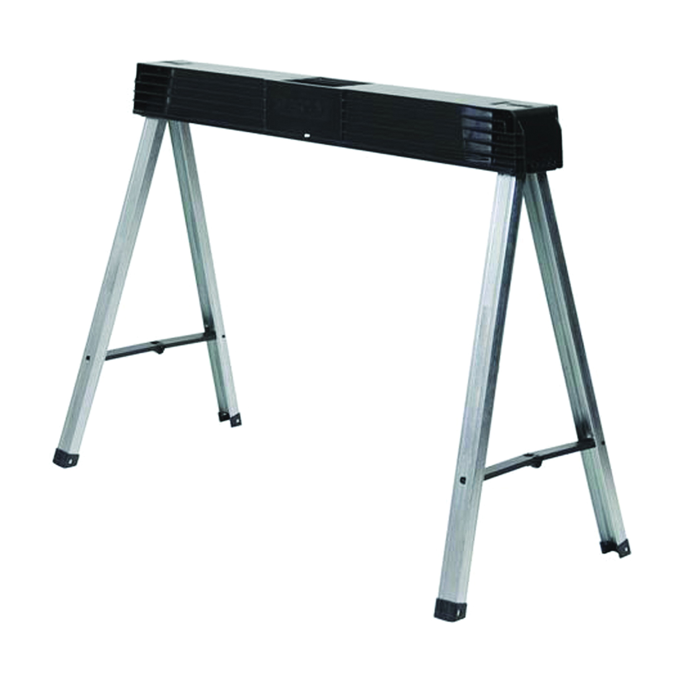 STST11151 Fold-Up Sawhorse, 800 lb, 4 in W, 5 in H, 40 in D, Metal/Polypropylene, Gray