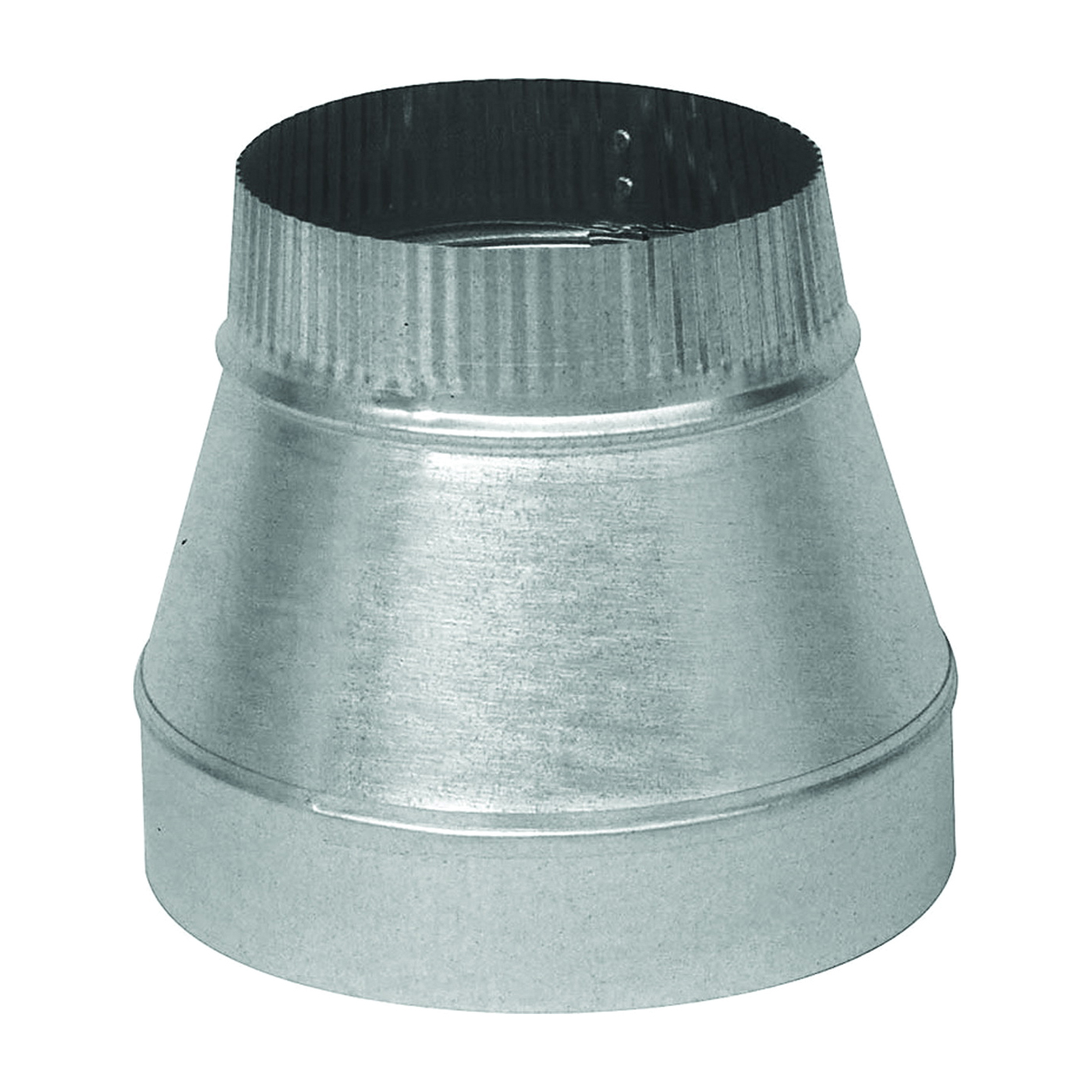 GV0812 Short Duct Reducer, 30 Gauge, Galvanized Steel