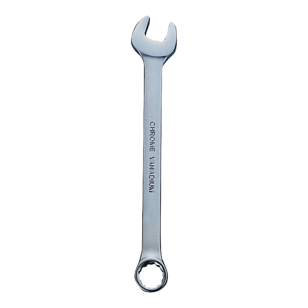 MT6548507 Combination Wrench, Metric, 15 mm Head, Chrome Vanadium Steel, Silver