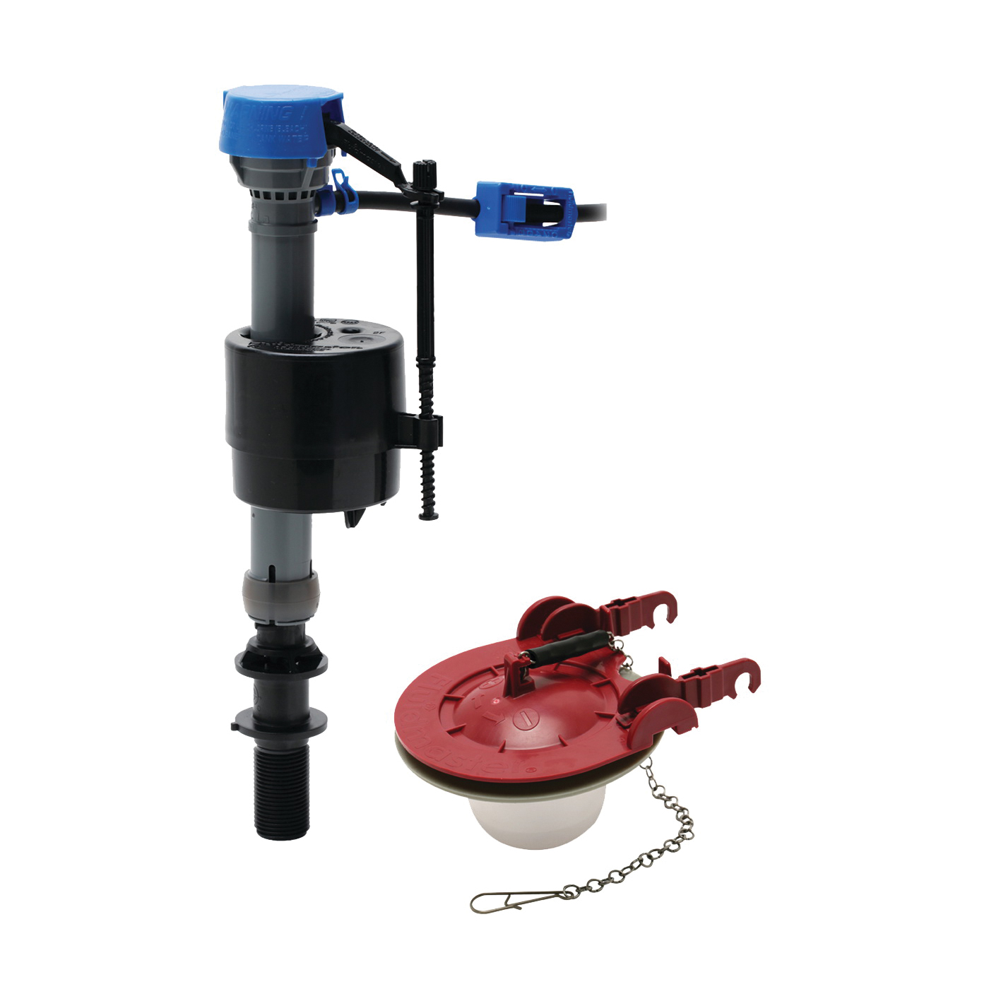 PerforMAX Series 400CAR3P5 Toilet Fill Valve and Flapper Kit, Plastic Body, Anti-Siphon: Yes