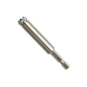 93717 Bit Holder with C-Ring, 1/4 in Drive, Hex Drive, 1/4 in Shank, Hex Shank, Steel